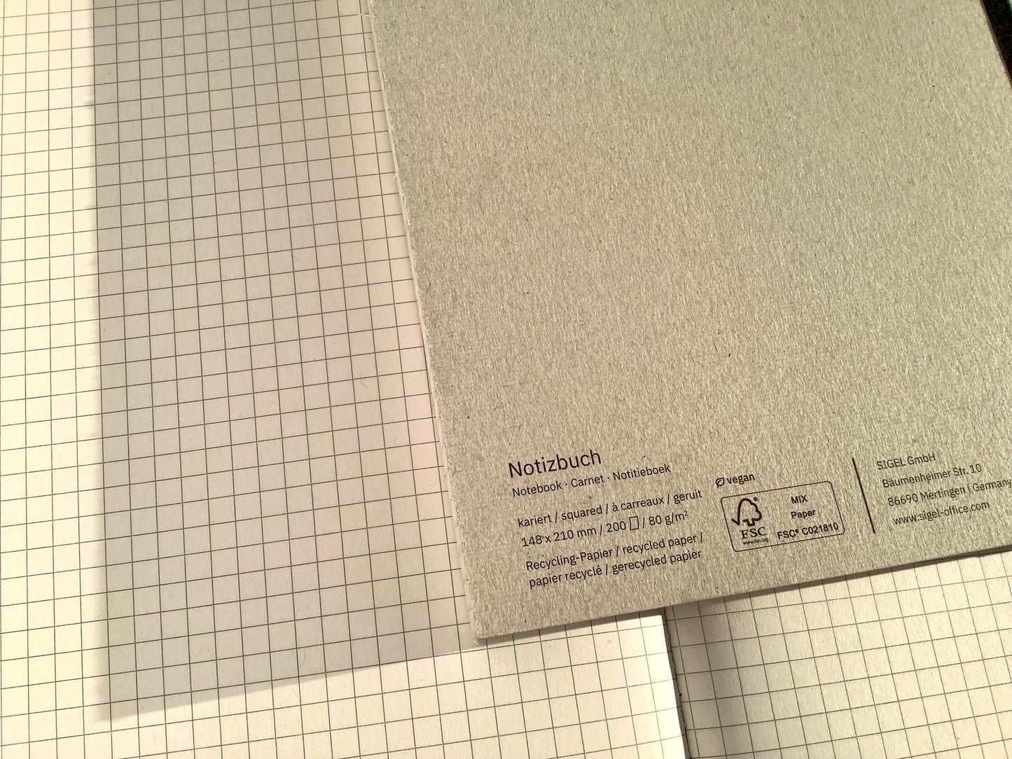 Notizbuch Kladde A5 Sigel°