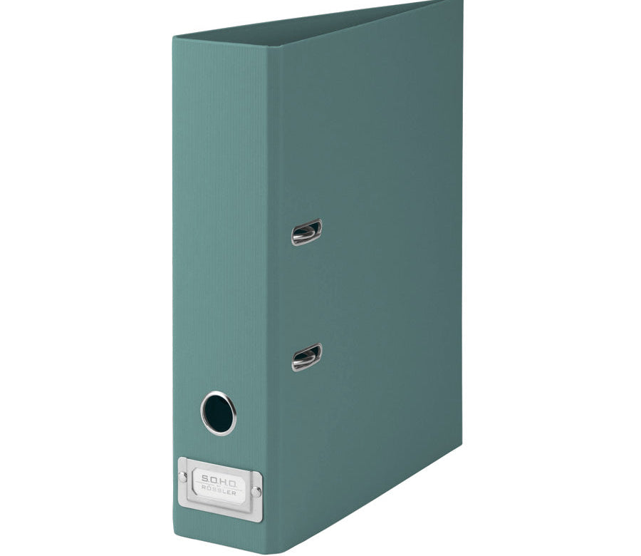 Aktenordner 8cm Rössler opal S.O.H.O mit Schild - Polly Paper - Umweltfreundliche Schreibwaren