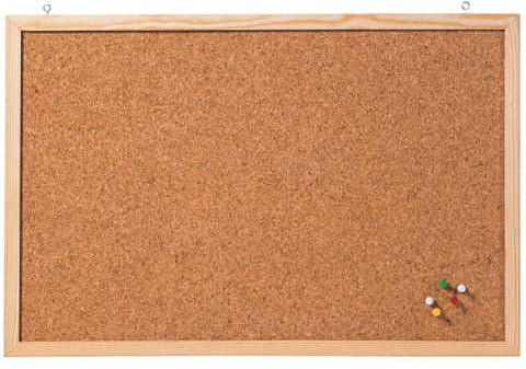 Pinnwand 40x60cm Kork Holzrahmen Franken