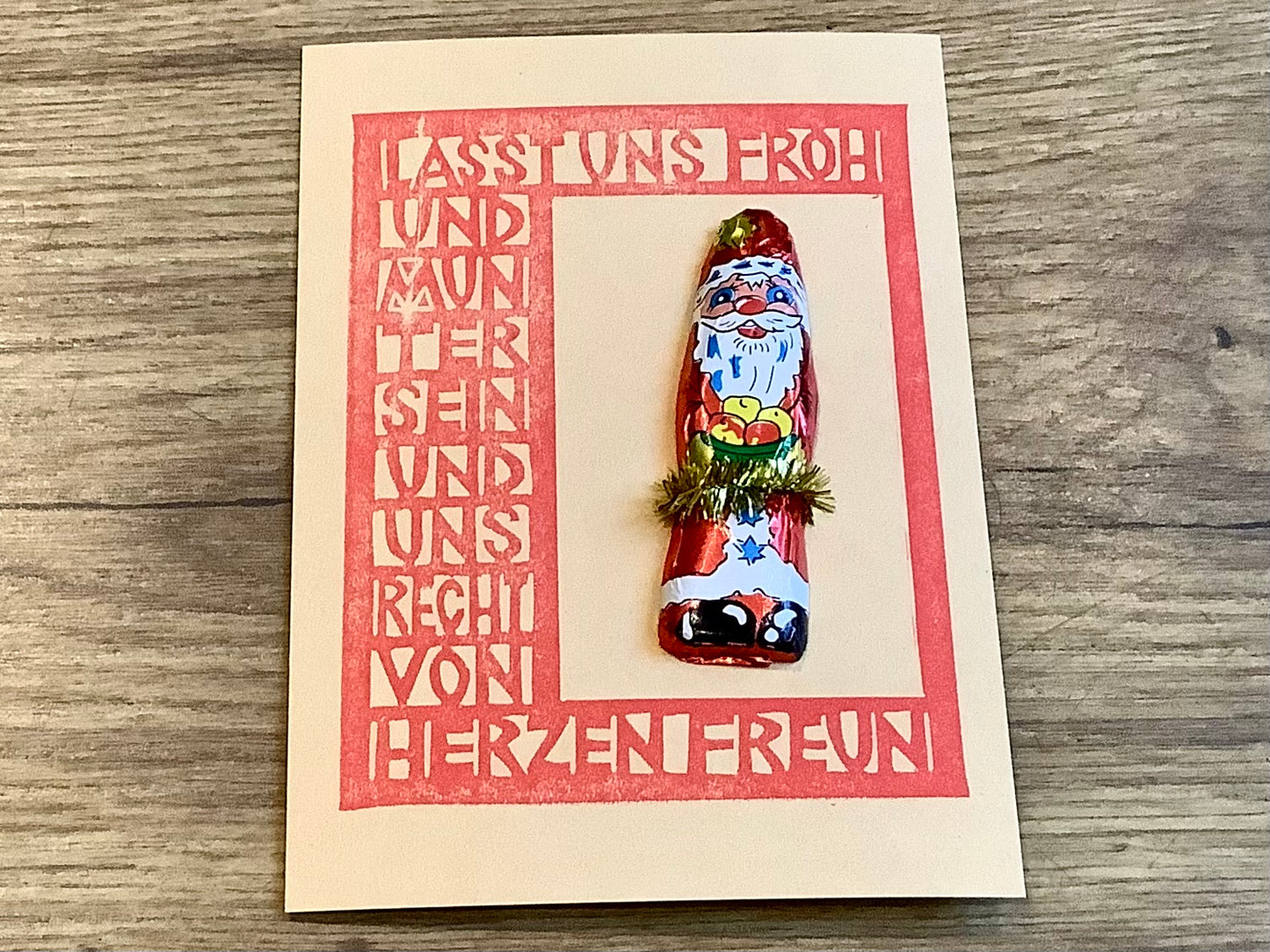 Postkarte Nikolaus froh und munter (Flitzpost)