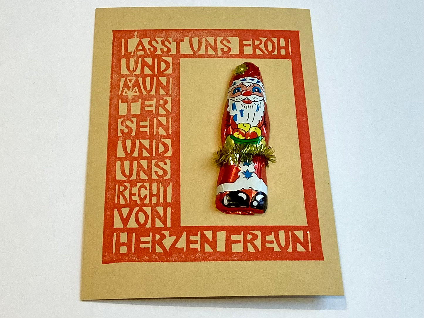 Postkarte Nikolaus froh und munter (Flitzpost)