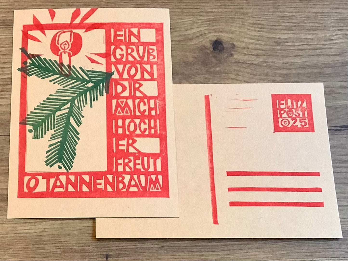 Postkarte O Tannenbaum (Flitzpost)