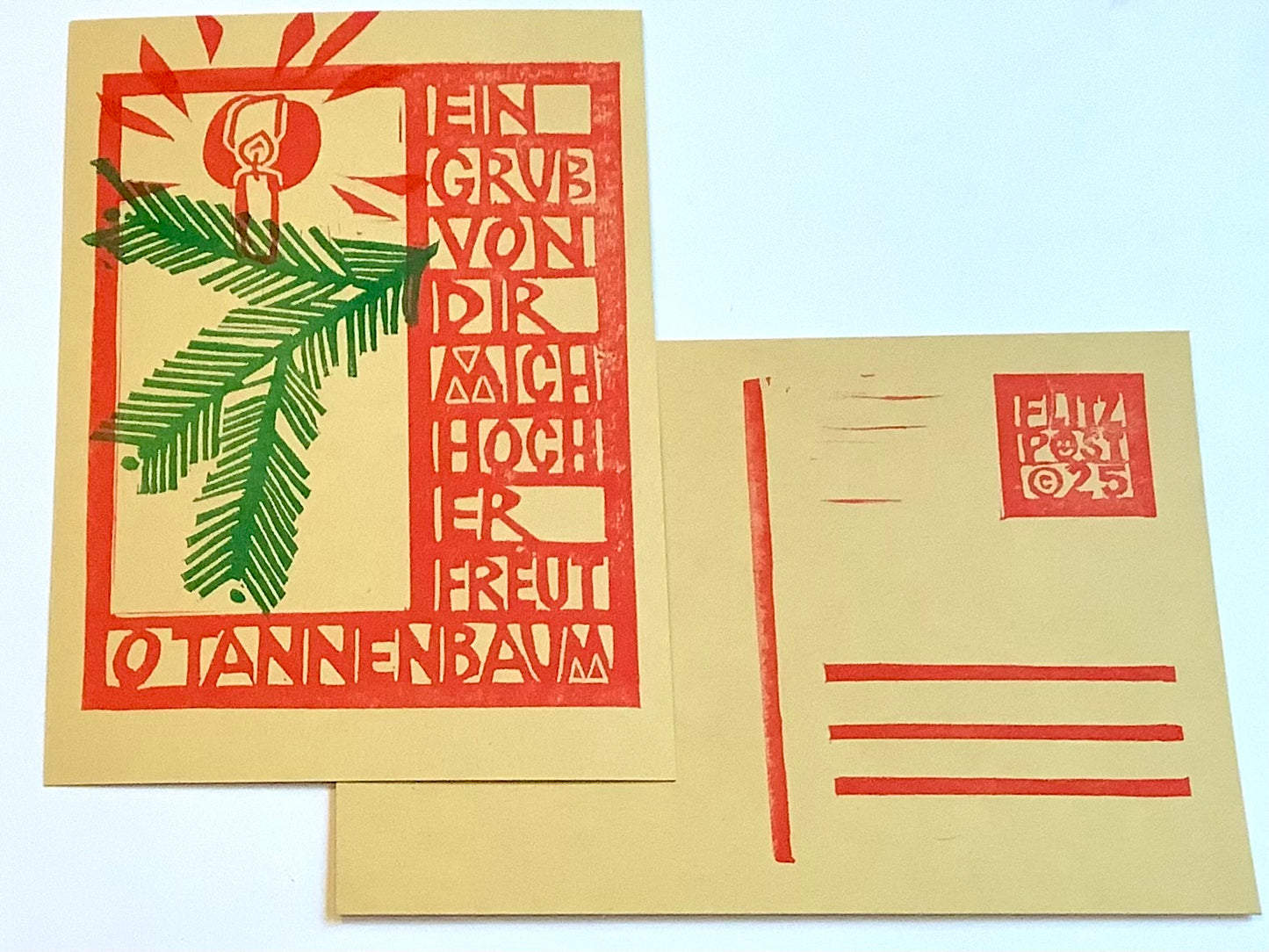 Postkarte O Tannenbaum (Flitzpost)