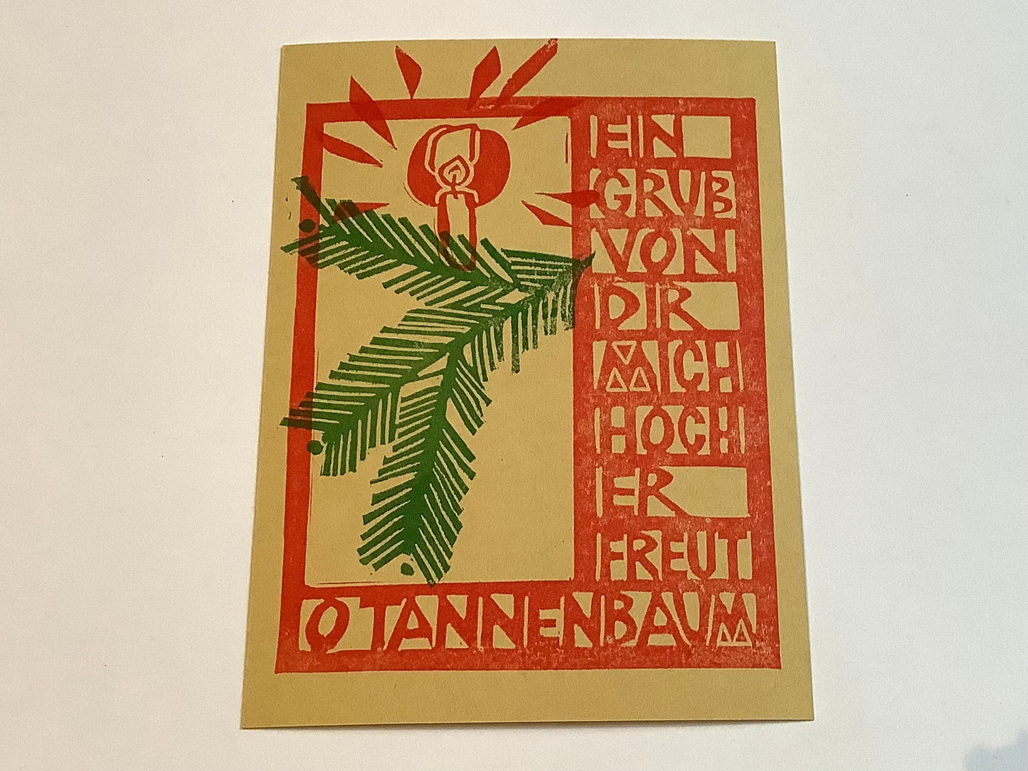 Postkarte O Tannenbaum (Flitzpost)