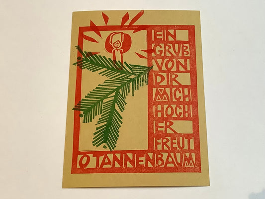 Postkarte O Tannenbaum (Flitzpost)