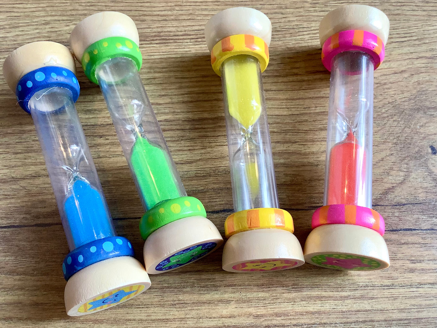 Sanduhr zum Zähneputzen Zahnfee 9,5cm Holz