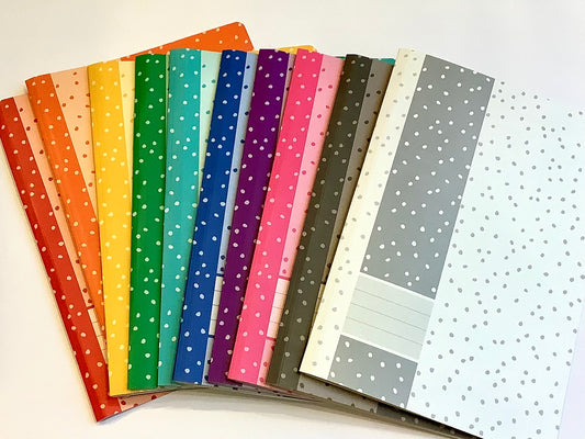 50 Schnellhefter Punkte 5x10 Farben
