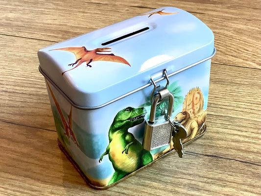 Spardose T-Rex (WUP) mit Schloss