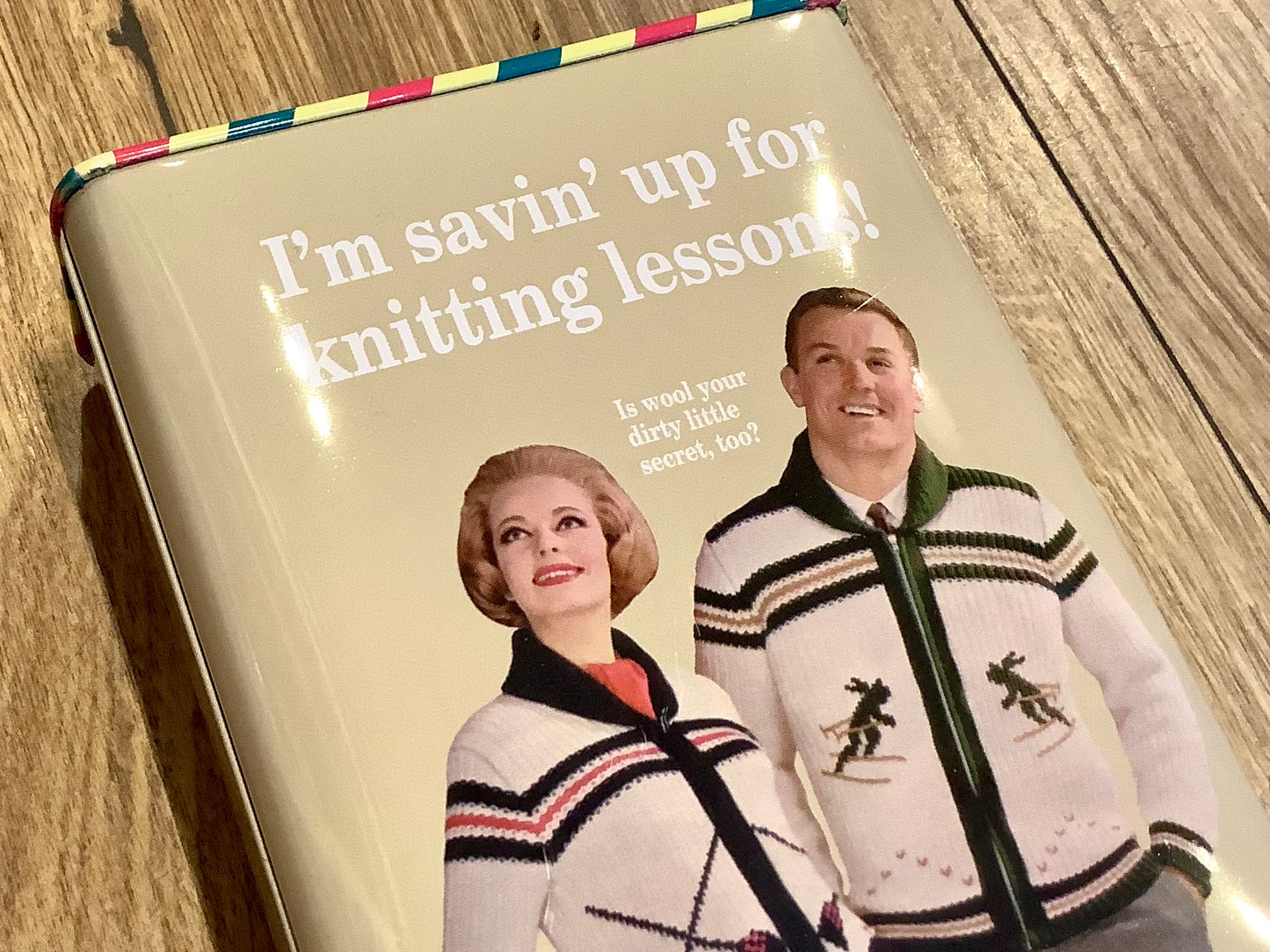 Spardose Savin'up for knittin lessons