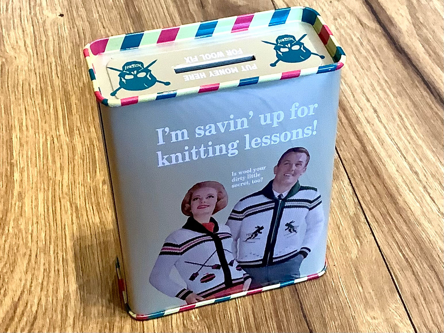 Spardose Savin'up for knittin lessons