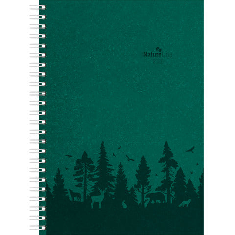 Wochenkalender Spiralbuch A5 1W/2S Forest 2027