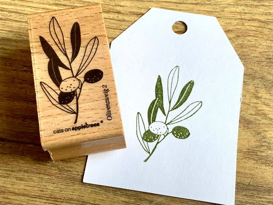 Stempe mit olivezweig