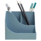 Stifteköcher Recyclingplastik Pen-wave graublau