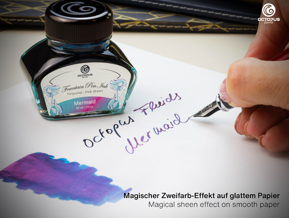 Füllertinte Sheen Zweifarben-Effekt Octopus-Tinte