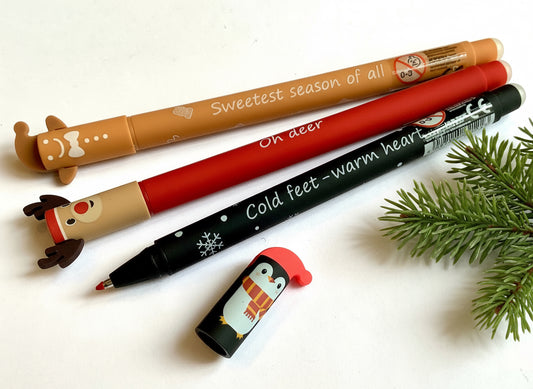 Gelschreiber "Animal Erase-it" X-Mas edition (Faber)