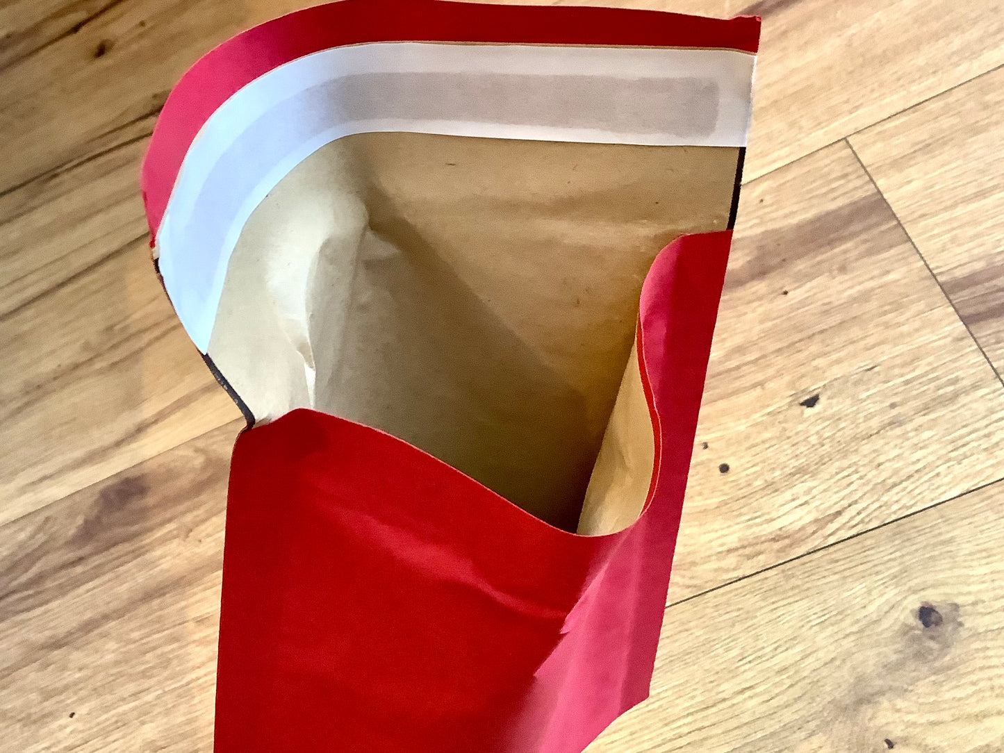 Versandtasche 13x20cm wattiert eco rot