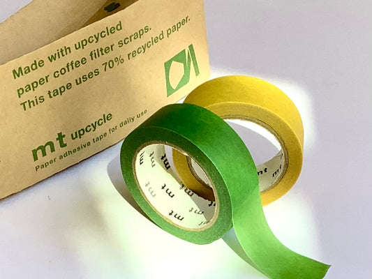 Washi-tape 2er Set grün und gelb