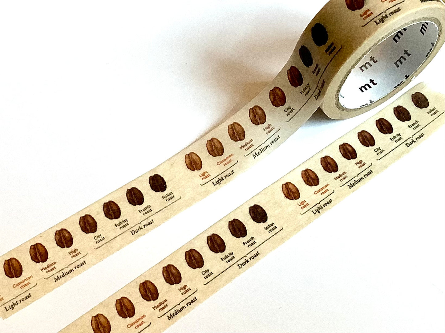 Washi tape mt upcycled tape coffee roast 5m 15mm