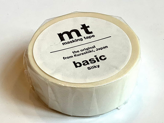 Washi tape mt white silky 5m 15mm