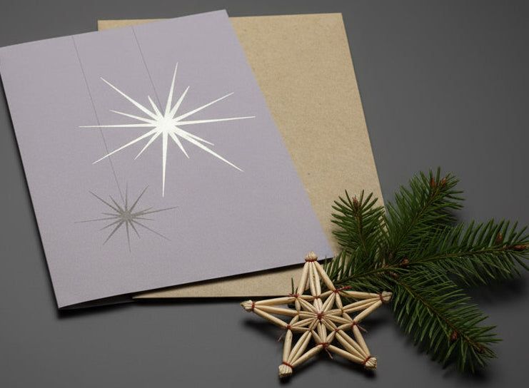 Briefkarte Weihnachtsstern (My Pretty Circus)