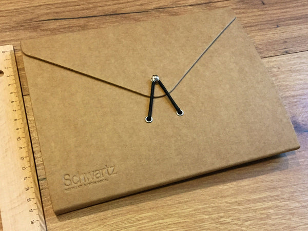 Sammelmappe A5 kraft Schwartz Recycled