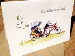 Klappkarte Silberne Hochzeit (Inka Erichsen) - Polly Paper