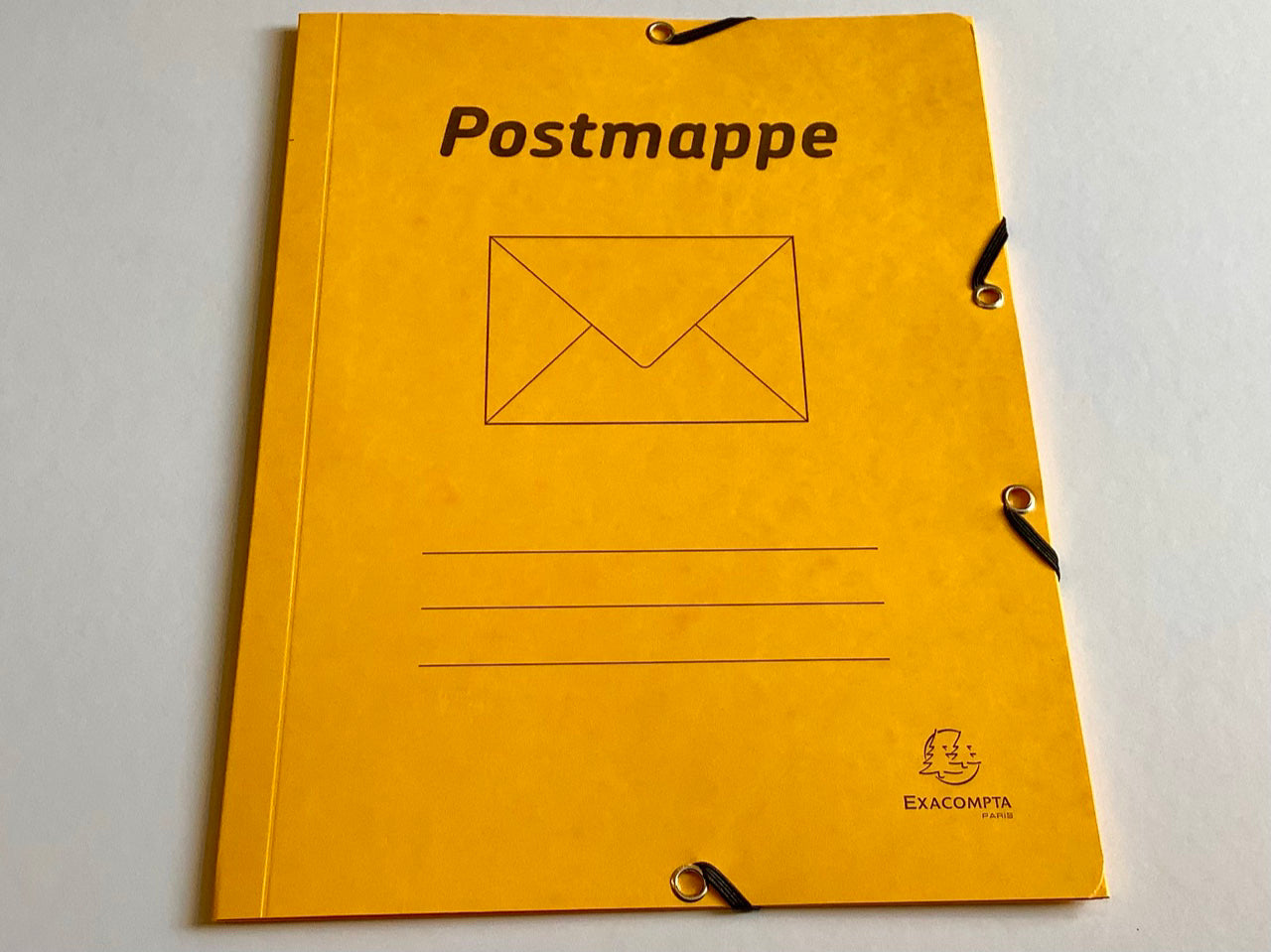 Postmappe gelb A4 exacompta Colorspankarton