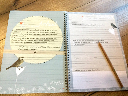 Hochzeits-Gästebuch A4