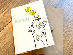 Briefkarte merci (Superjuju)
