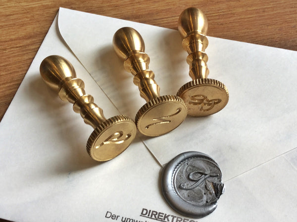Messing-Siegel Buchstabe
