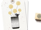 Stempel Vase 4 (Cats on appletrees)