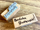 Stempel "Herzlichen Glückwunsch" Cats on appletrees