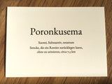 Postkarte Wortschatzkarte daniels cards 2°
