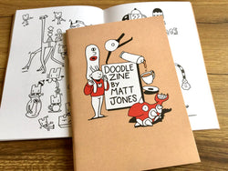 Ausmalheft A5 Doodlezine Matt Jones