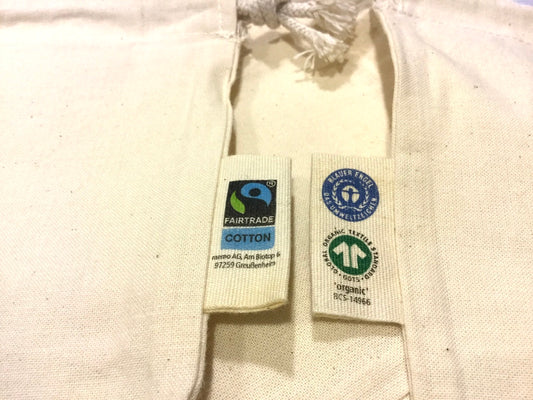 Bio-Baumwollbeutel S 10x14cm fairtrade