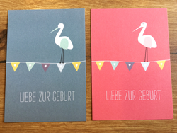 Postkarte ahoi Geburt° - Polly Paper