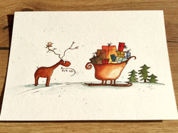 Postkarte Och nö Weihnachten Erichsen