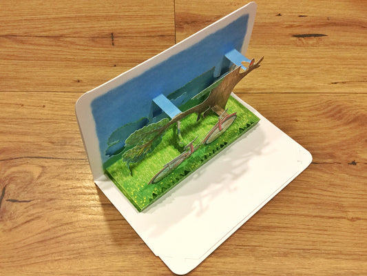 3D Pop-up-Karte Fahrrad Gollnow