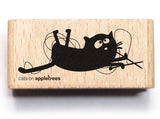 Stempel Katze Friedegunde (Cats on appletrees)°