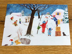 Postkarte Schneemann (Ott-Heidmann / Schnurverlag)