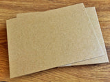 A6 Karten 10St. braun 350g blanko