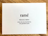 Postkarte Wortschatzkarte daniels cards 2°