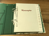 Rezeptordner 23x22 Ringbuch DFW°