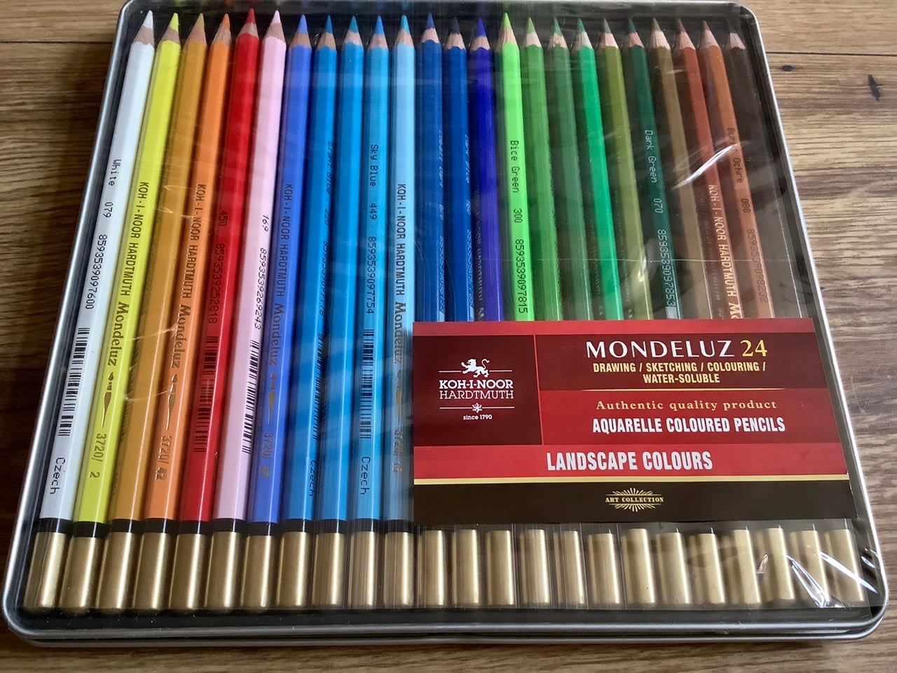 Aquarell-Farbstifte im Metalletui Mondeluz KOH-I-NOOR°