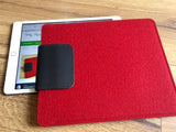 Tablet-Hülle Etui Filz 27x22cm rot