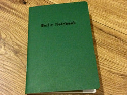 Berlin Notebook 10x15 grün blanko