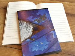 A5 Notizheft liniert 96S blau 80g
