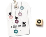 Mini-Stempel Meisenring (Bagel) Cats on appletrees)