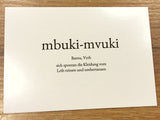 Postkarte Wortschatzkarte daniels cards 2°