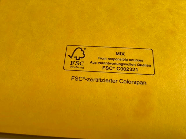 Postmappe gelb A4 exacompta Colorspankarton